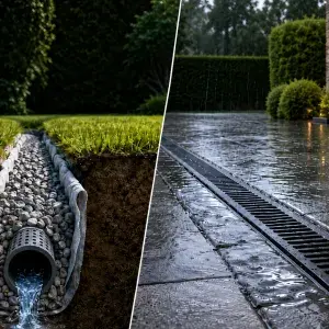 Drenaj francez sau rigolă: când alegeți fiecare (și când nu)