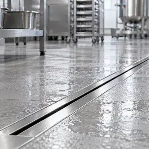 Rigole tip fantă din inox pentru spații profesionale