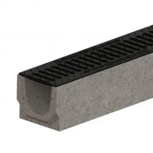 Kit rigola FB BASE LN100 Hext.125 gratar FONTA clasica C250 1000x140x125 (04000203031)