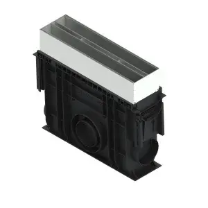 Kit camin colector PP BASE LN100 Htot.450 cu element inspectie OZ tip fanta T H100 A15-C250 500x156x450 (08080201751T100)