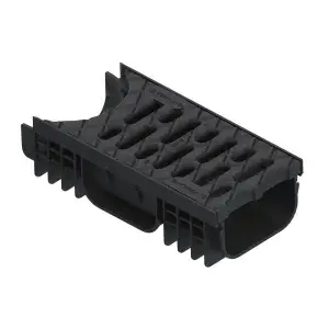 Modul R3 Rigola PP EASY 2 rotativa LN100 Hext.75 gratar PP negru A15 iesire 300x125x75 (08818-R3)