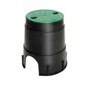 Cutie PP rotunda pentru VALVE MINI TERRA D160 negru+verde 212x230 (2070000)