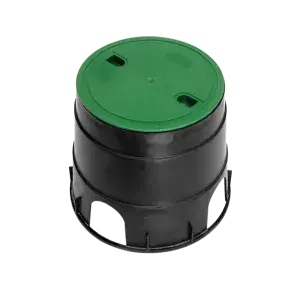 Cutie PP rotunda pentru VALVE TERRA D240 negru+verde 300x250 (2071000)