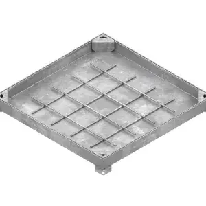 Capac OZ URBAN UNIFILL ASCUNS patrat 564x564 PL.500x500 Hext.50 cu inchizator K3 (30415.5)