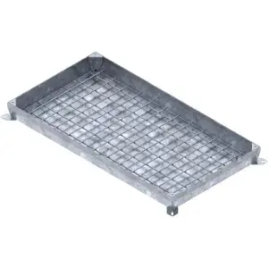 Capac OZ URBAN UNIFILL ASCUNS rectangular 1290x690 PL.1200x600 Hext.100 Hin.60 cu inchizator B125 (3041612.10-3)