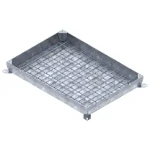 Capac OZ URBAN UNIFILL ASCUNS rectangular 990x690 PL.900x600 Hext.100 Hin.60 cu inchizator B125 (304169.10-3)