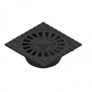 Sifon FONTA URBAN patrat 200x200 iesire verticala DN75 M125 (33352/12-3)