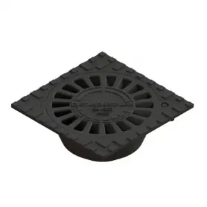 Sifon FONTA URBAN patrat 300X300 iesire verticala DN110 M125 (3335313-5)