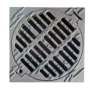 Gratar FONTA URBAN patrat AUTONIVELANT 350x350 PL.302 Hext.62 tub DN315 B125 (333535-3)
