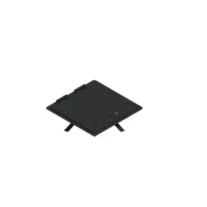 Capac Metal Vopsit URBAN Access patrat 300x300 PL.240x240 Hext.33 pietonal cu maner (5000.4241-30)