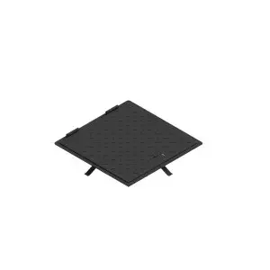 Capac Metal Vopsit URBAN Access patrat 400x400 PL.340x340 Hext.33 pietonal cu maner (5000.4241-40)