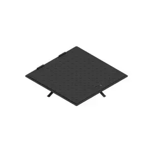 Capac Metal Vopsit URBAN Access patrat 500x500 PL.440x440 Hext.33 pietonal cu maner (5000.4241-50)
