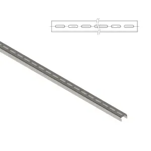 Gratar INOX BASE model perforated Hext.17.4 pt gratar OZ tip Fanta 1000x28.5x17.4 (6965)
