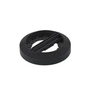 Kit Bordura de gradina PE TERRA NewFixLight Negru cu ancore (8 buc) si conectori (2 buc) H38mm x L6m (8260404.8-BK)