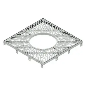 Gratar OZ TERRA patrat protectie copaci fixare ancore 1000x1000 Din.500 Hext.40 pietonal (917903-2)