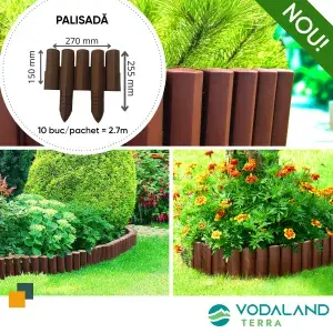 Palisada PP TERRA Maro H255, 10buc pachet, Ltot 2.7m, 270x255 (PA27PP10-M)