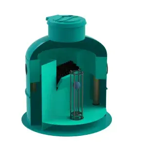 Separator hidrocarburi GRP OilBase OB1-6(30)LS D1400 H1865 TN600 Ø250 (SHOB1-6/30LS)