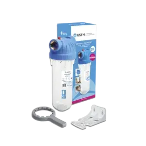 Kit Carcasa filtru apa CLEAN EMI 10" ½" cu sistem de fixare si cheie (WFW12EK)