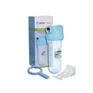 Kit Carcasa filtru apa antibacterian CLEAN EMI 10" ½" cu sistem de fixare si cheie (WFW12EPK)